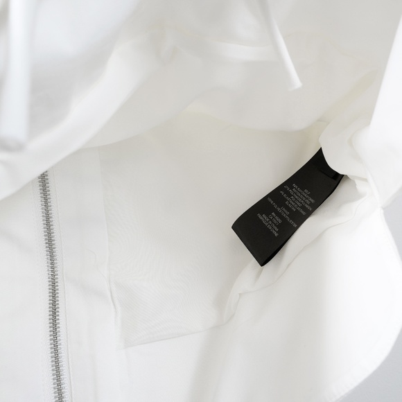 Tibi Macramé Applique Fringe Top (white) Size 2 - Picture 7 of 9